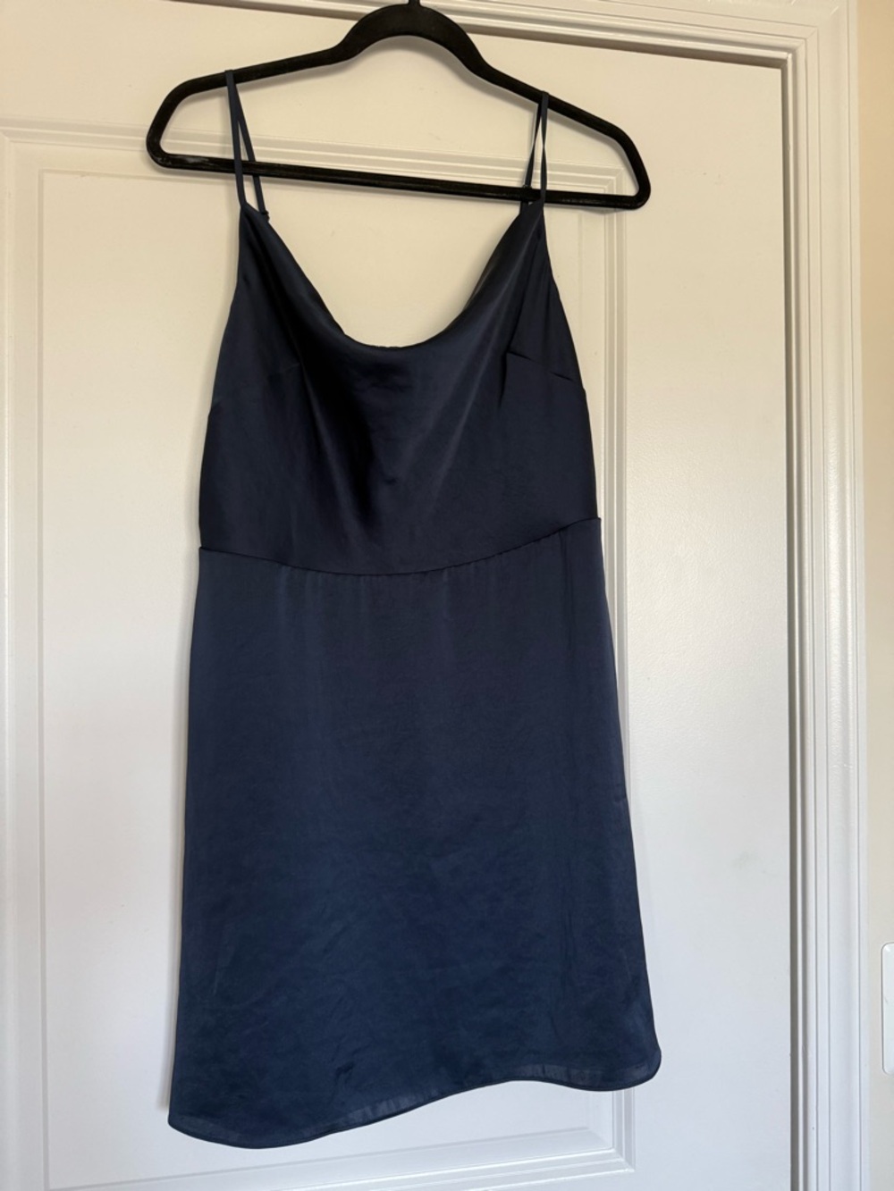 Aritzia Navy Slip Mini Dress